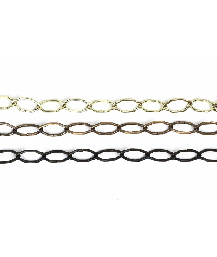 Dekorkedja carlmarks polygon Svart 2mmx3m