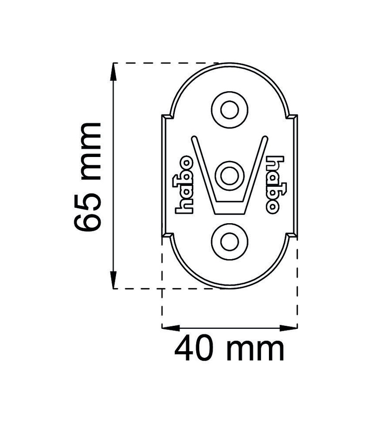 Fästbricka 1102 vit