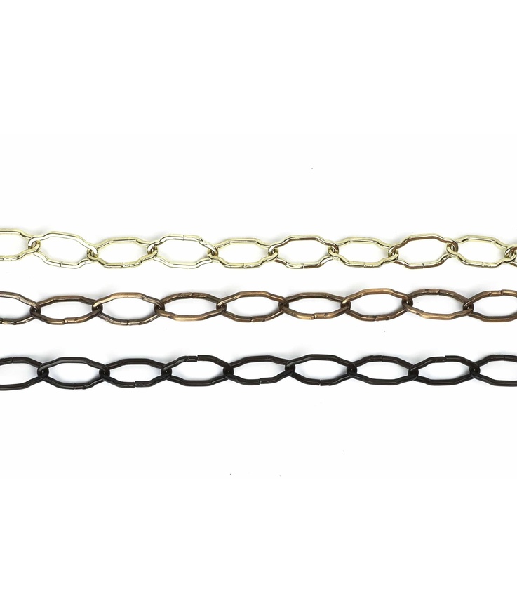 Dekorkedja carlmarks polygon Svart 2mmx3m