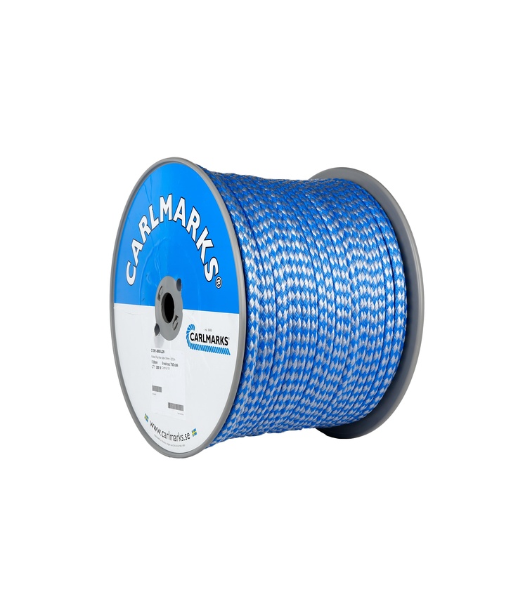 Lina carlmark flätad pp Blå/vit spole 10mmx200m