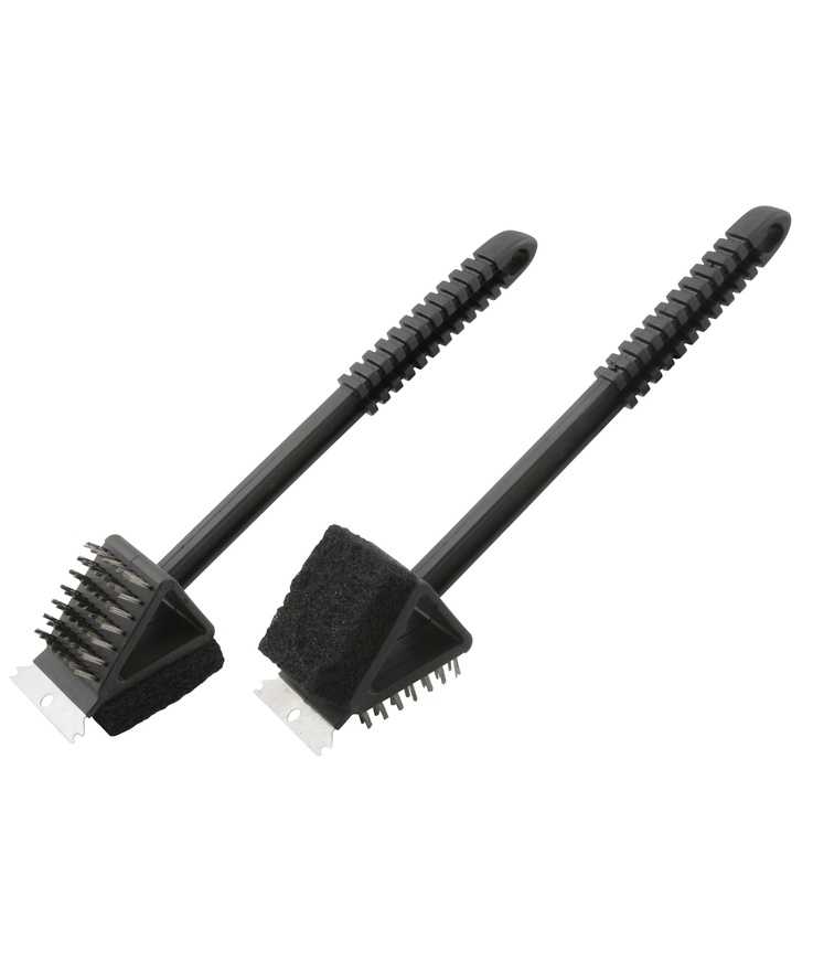 Grillborste 3 in 1 dangrill Svart 37cm