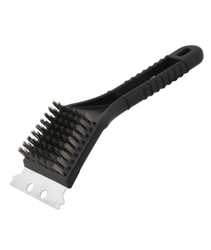 Grillborste 2 in 1 dangrill Svart