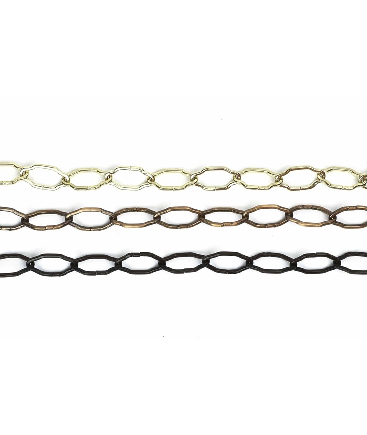 Dekorkedja carlmarks polygon Svart 2mmx3m