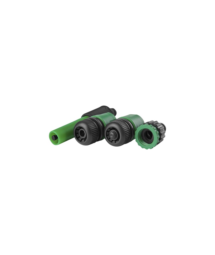 Slangset bevattning 20m 1/2t Slang koppling grouw