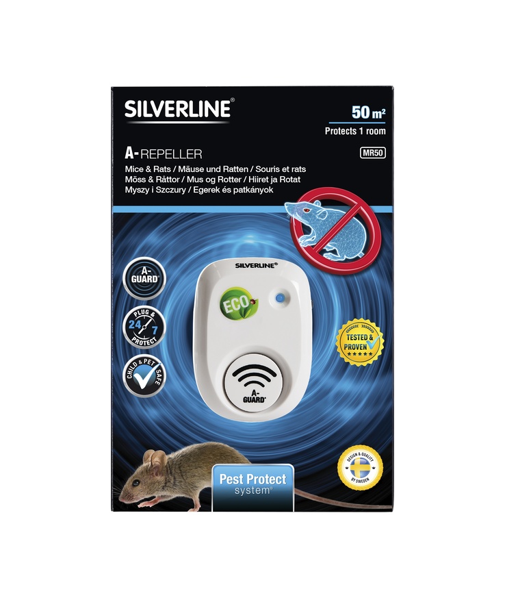 Avskräckare mus&råtta mr50 Silverline