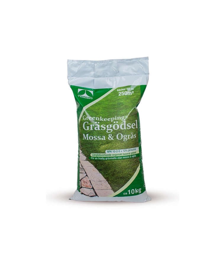 Gräsgödsel mossa och ogräs Greenkeeping tergent