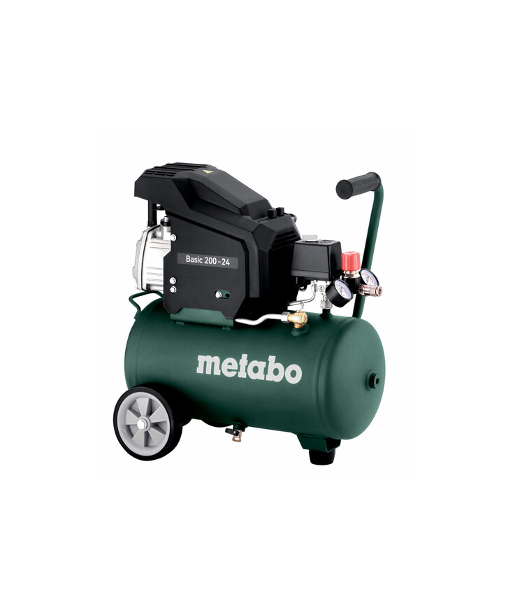 Kompressor basic-200-24 metabo Oljesmord 8bar 24l