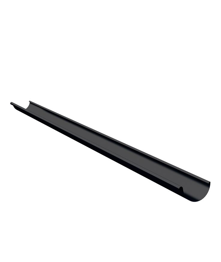 Hängränna r halvrund svart 015 125x5000mm