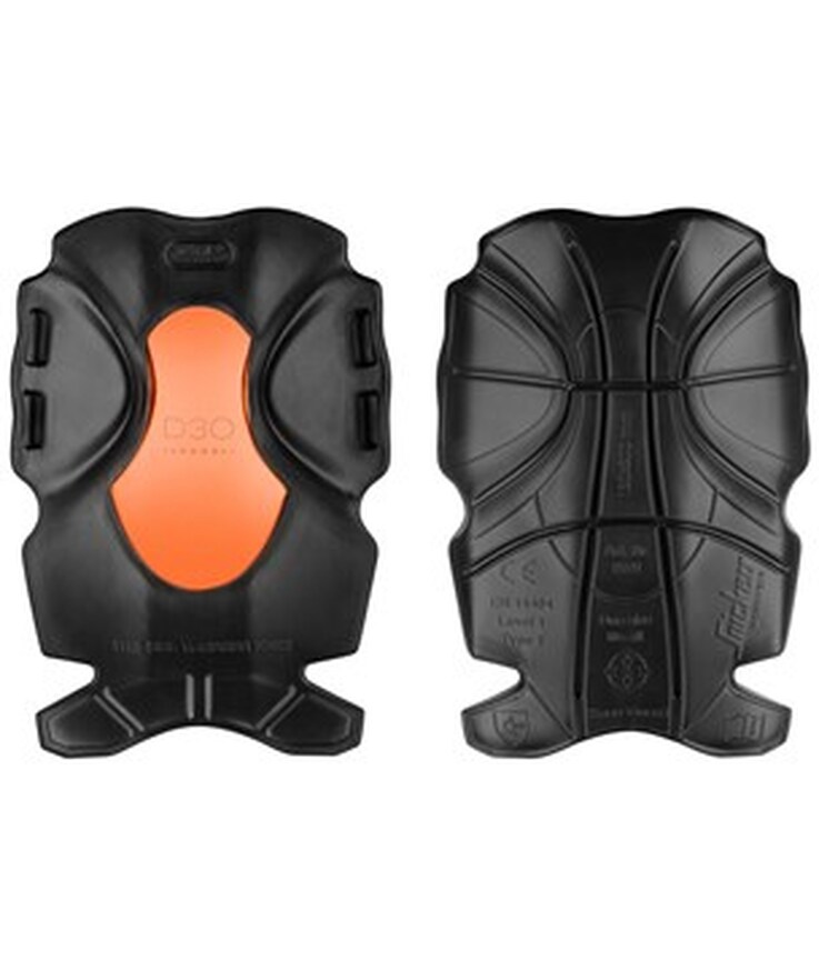 Knäskydd xtr d30 svart/orange Stl one size
