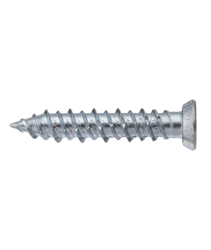Betongskruv försänkt fzb 7,5x72 6st