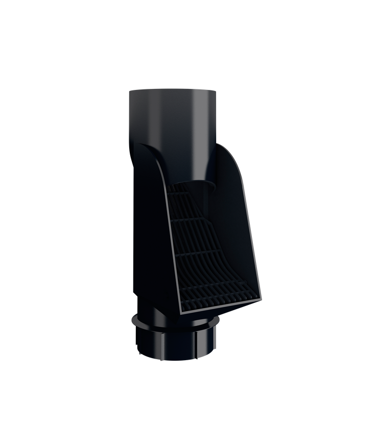 Lövsil sls självrensande plast Svart 015 110mm