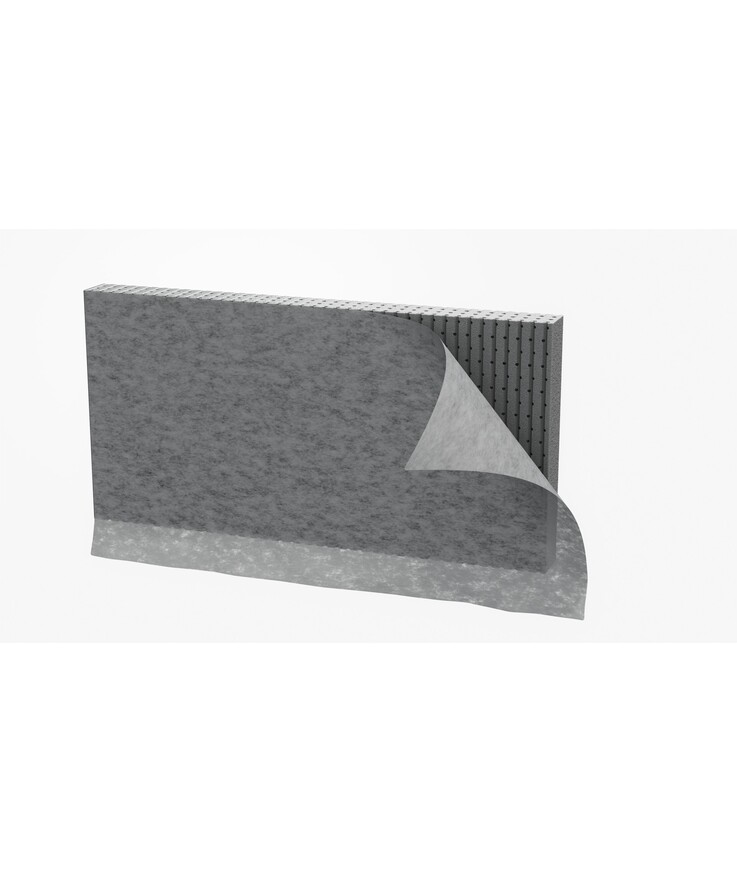 Dräneringsskiva thermodrän 100mm med duk 600x1200mm dth10