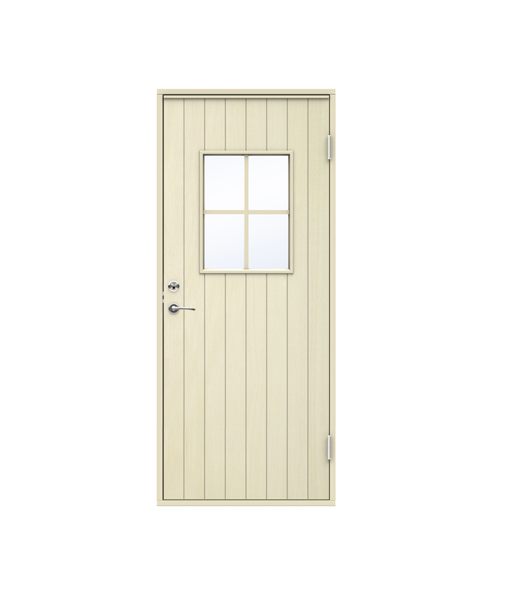 Varmförrådsdörr sälen björkplw 10x21 vä glasad