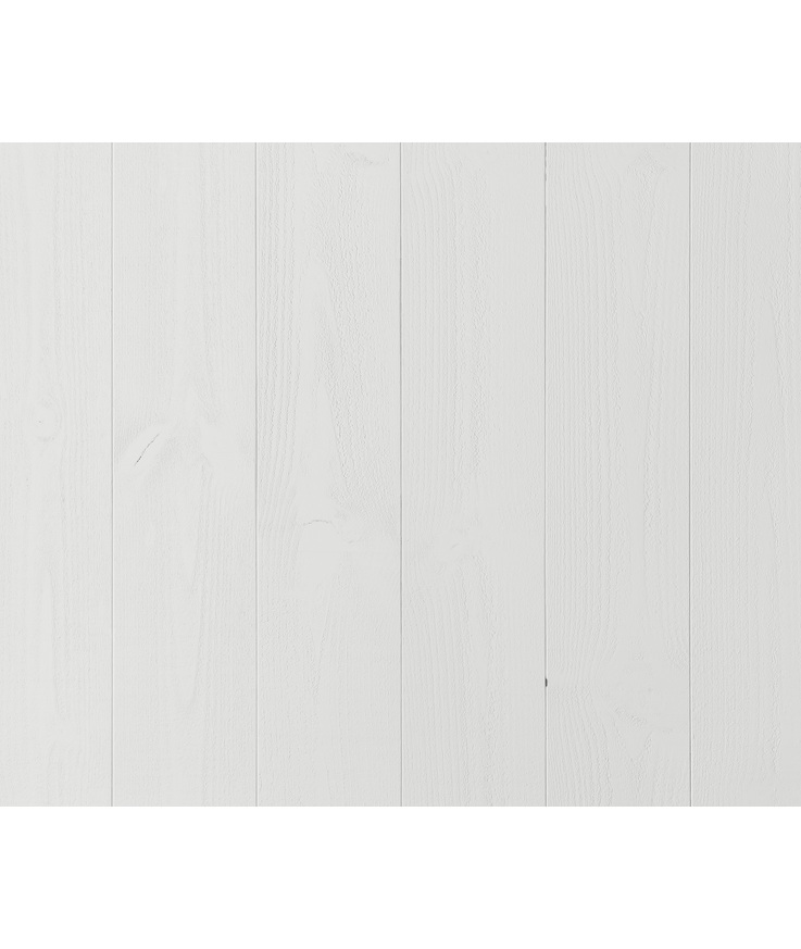 Panel slätspont finsågad målad Vit s0500n 8% 15x118 3247a-lm