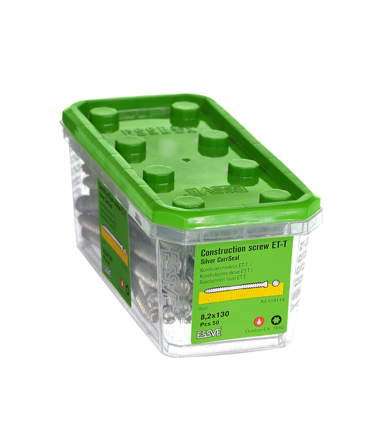 Konstruktionsskruv et-t tx40 Cyl corrseal 8,2x130