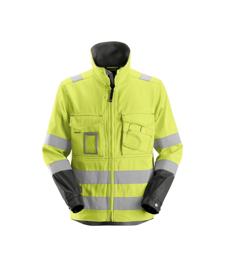 Jacka varsel kl3 gul/svart stl S