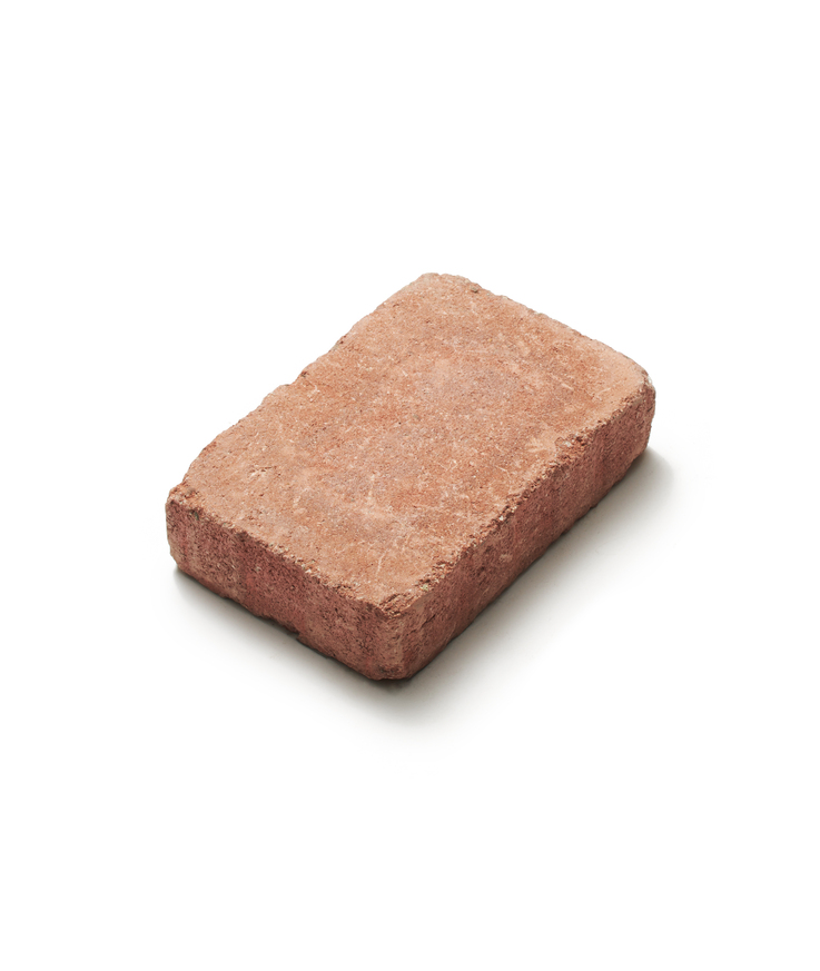 Marksten rustik karminröd 133x200x50mm 9531-05050527