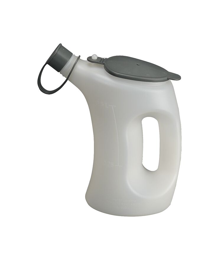 Oljemått med lock,flexpip 2l