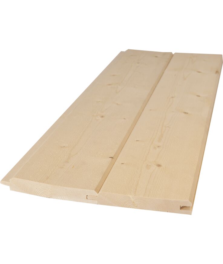Panel dubbelfas gran 22x145x4800mm