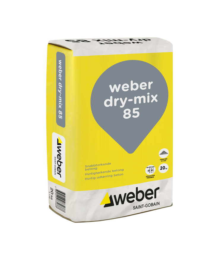 Betong dry-mix 85 Snabbtorkande 20kg