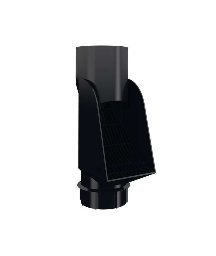 Lövsil sls självrensande plast Svart 015 110mm