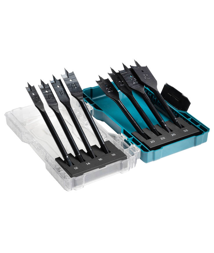 Flatborrsats e-08698 makita 12 14 16 18 20 22 25 32mm