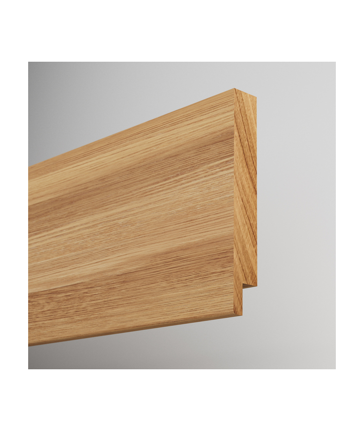 Kakellist klarlackad ek 2400x110x16