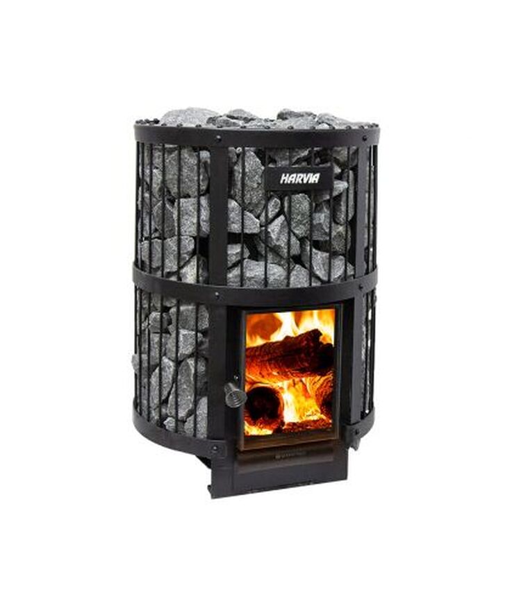 Bastuaggregat vedeldat Harvia Legend 240 Greenflame Svart