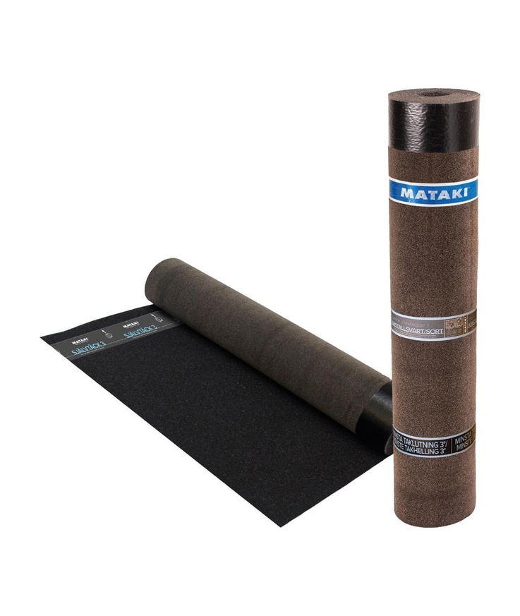 Ytpapp självtäck 3 svart Takpapp 7x1m