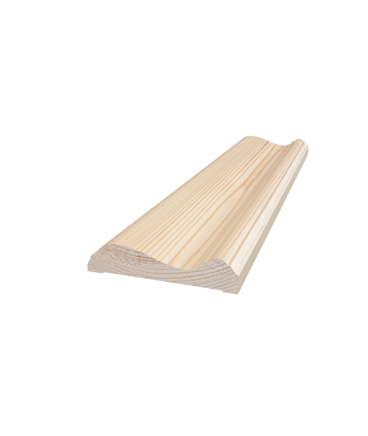 Allmogefoder/utsmyckning Profil 131 furu 21x95mm