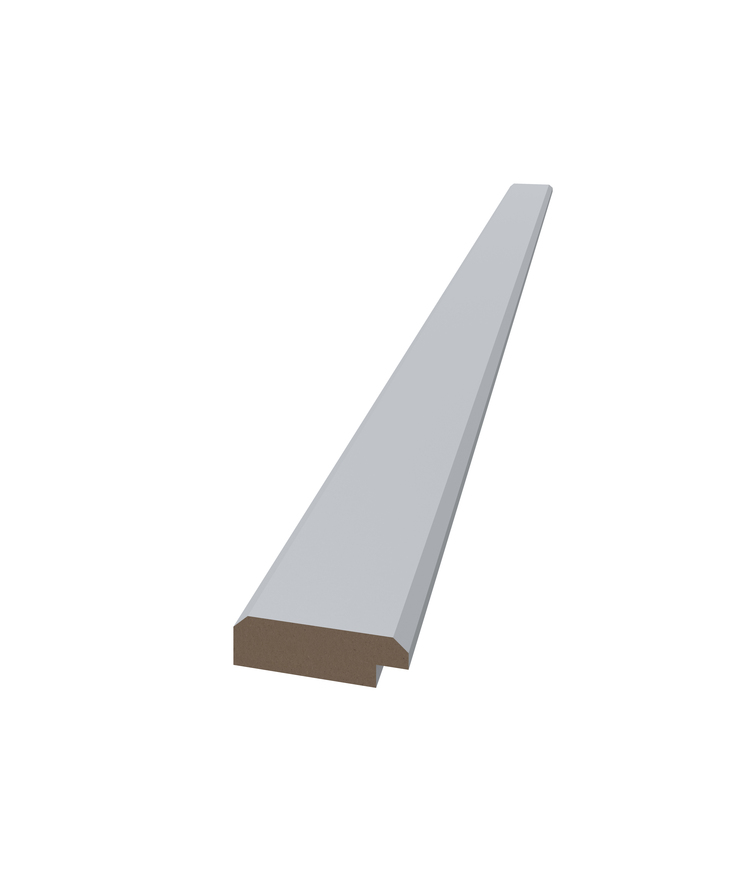 Bröstlist regina modern grå s 2500-n 12x56x2440