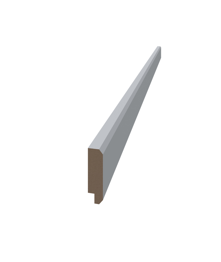 Bröstlist regina modern grå s 2500-n 12x56x2440