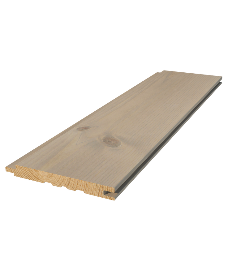 Panel stilla sandbeige betsad Furu 13x120x3300mm 8st