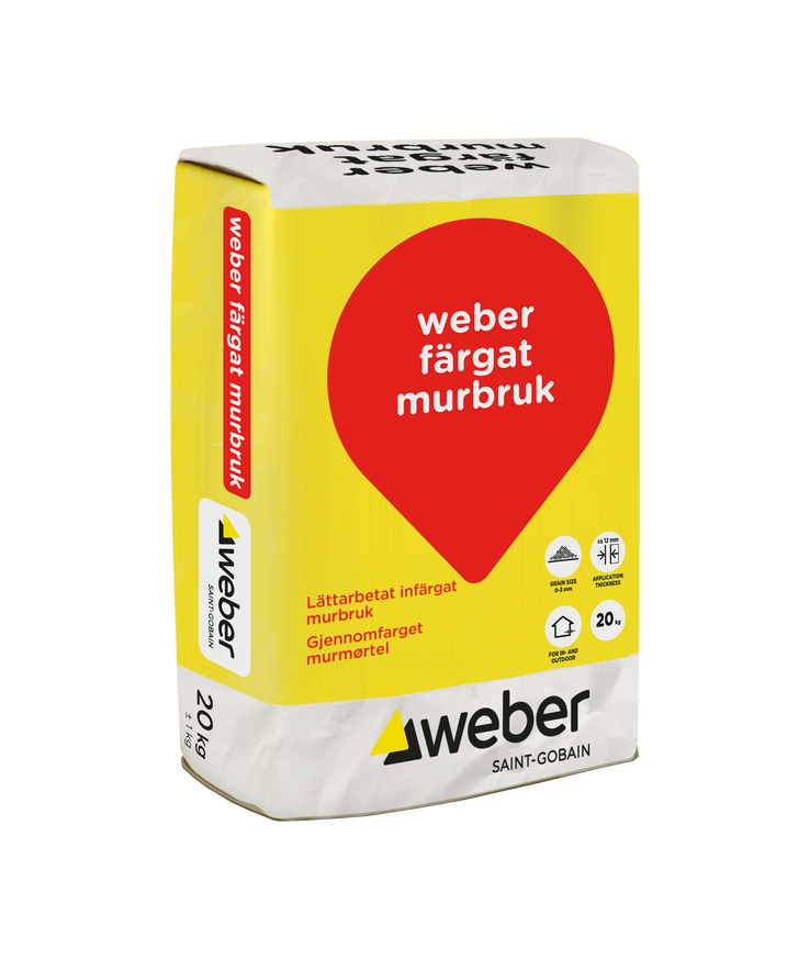 Murbruk färgat ks-sten m2,5 14866 neutral säck 20kg