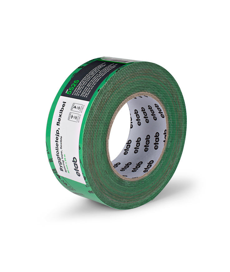 Byggfolietejp 5525 etab grön 50mmx25m