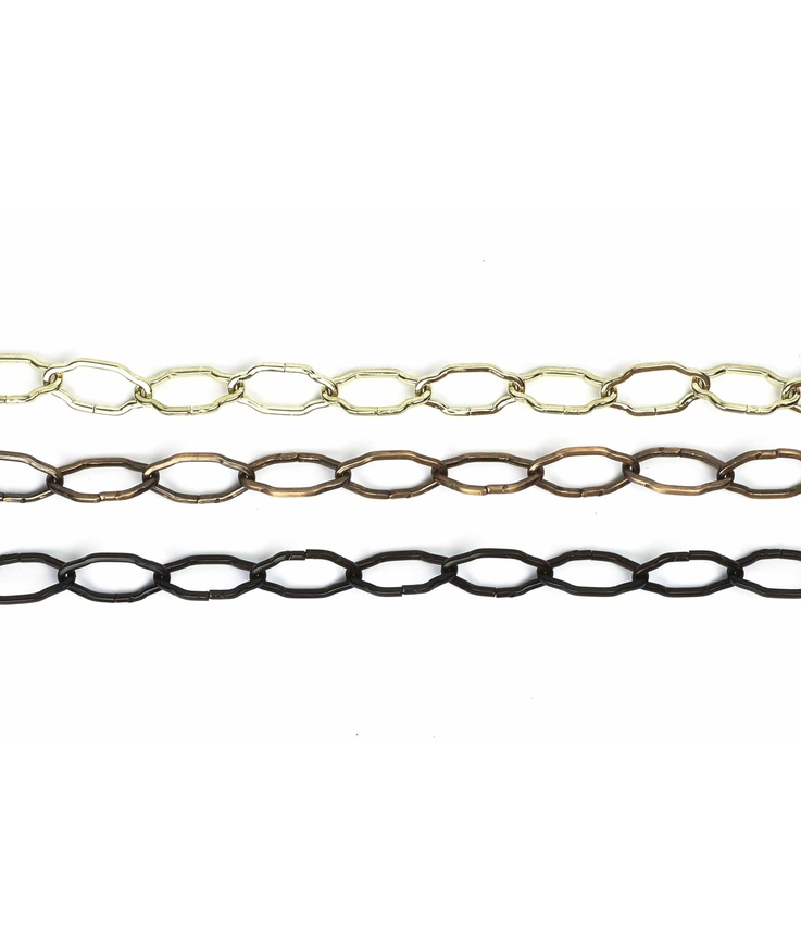 Dekorkedja carlmarks polygon Svart 2mmx3m