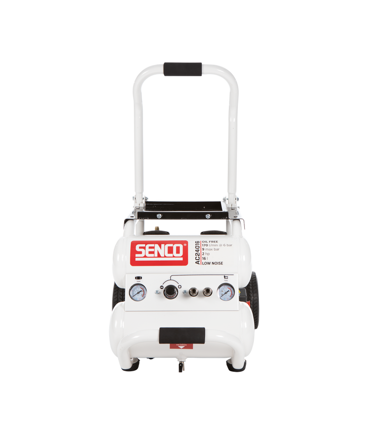 Kompressor ac24016 low noise Oljefri 9 bar 16l 240l/min