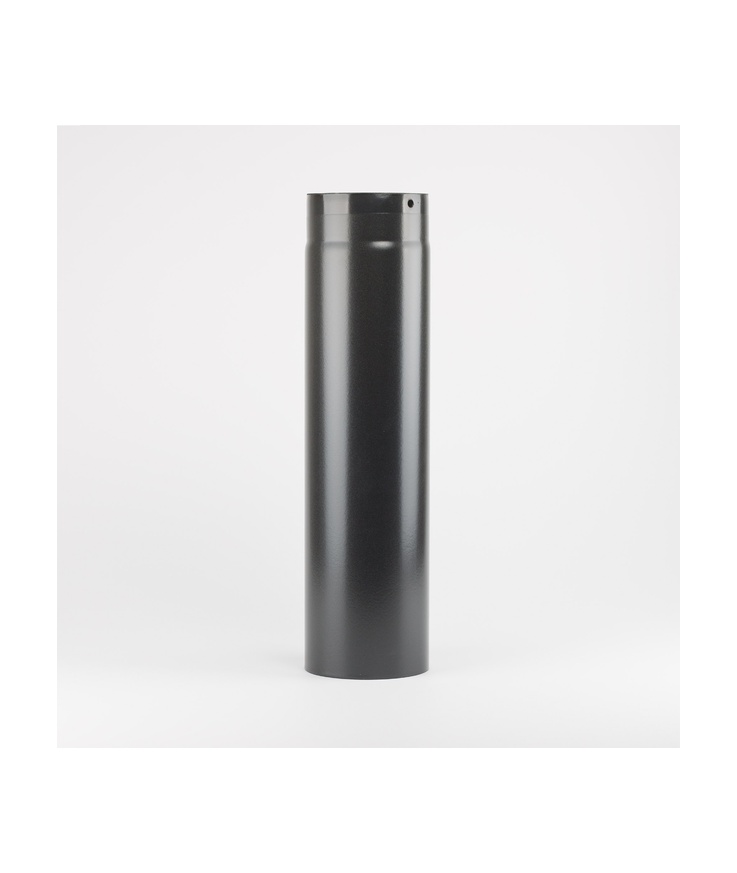 Rökrör emaljerat för Kaminanslutning 750x150mm sv