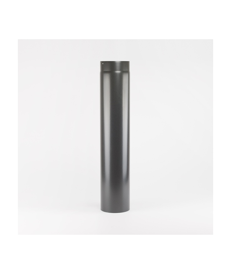 Rökrör emaljerat för Kaminanslutning 750x150mm sv