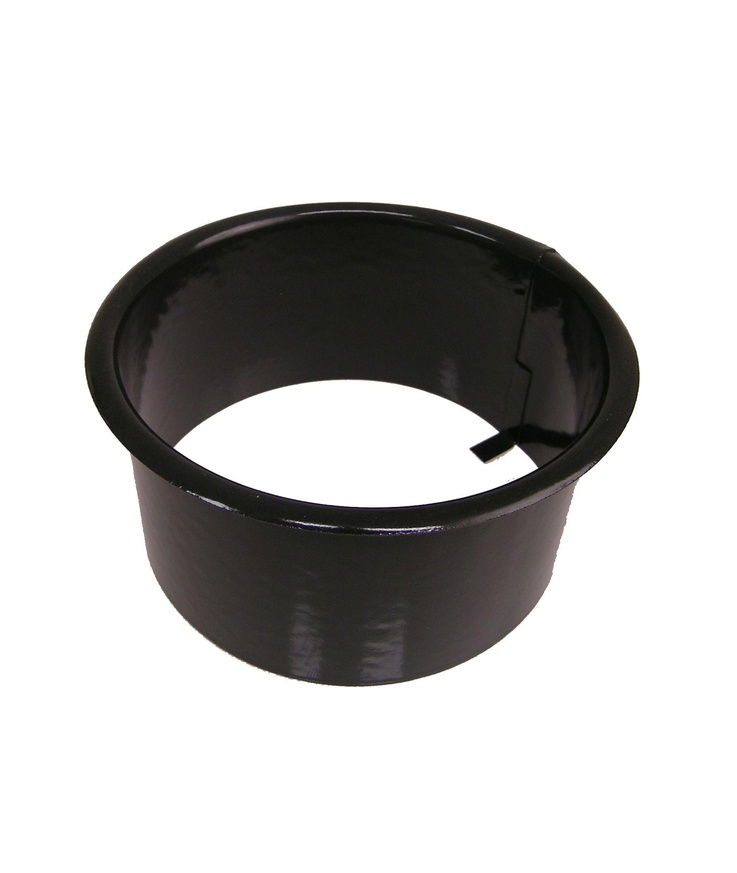 Inmurningsstos emaljerad för Kaminanslutning 150mm sv