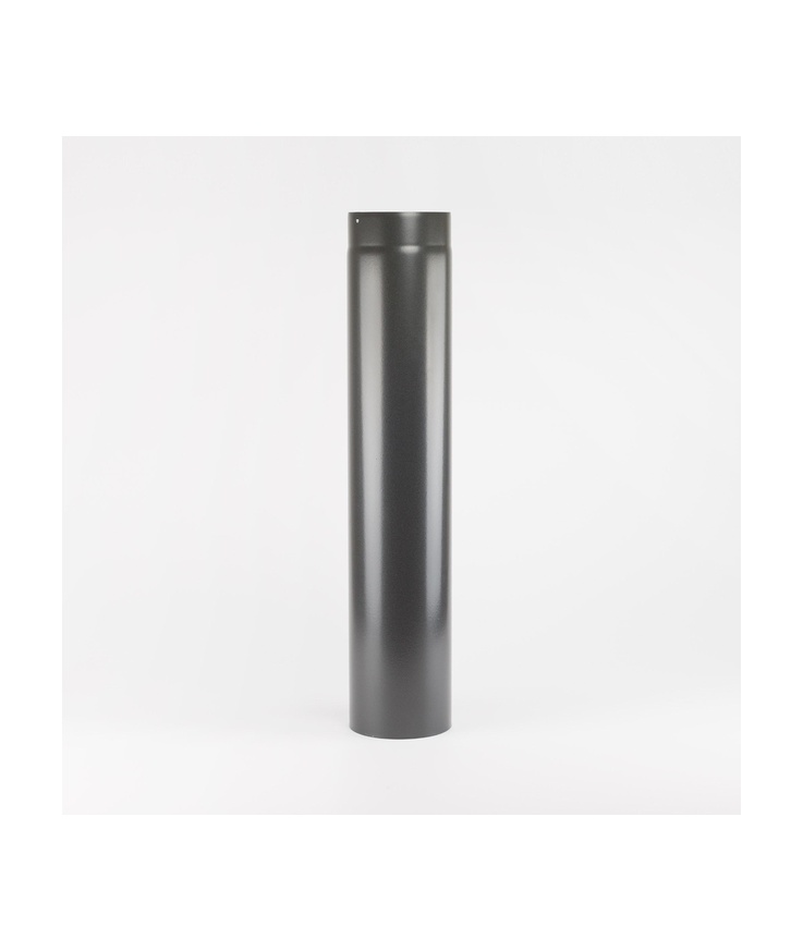 Rökrör emaljerat för Kaminanslutning 750x150mm sv