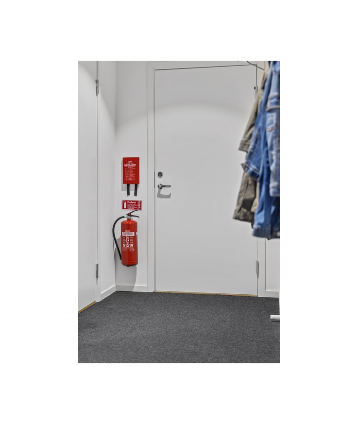Brandsläckare röd 6kg pulver 43a 233b c nexa