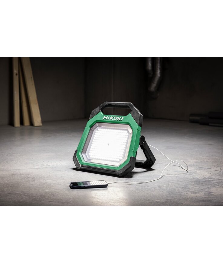 Arbetslampa ub18dd hikoki U/batt och laddare 18v