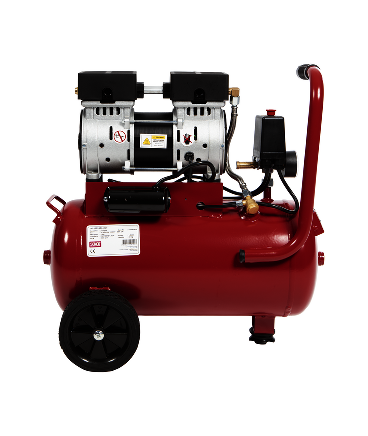 Kompressor ac20224bl semipro Oljefri 9 bar 24l 202l/min