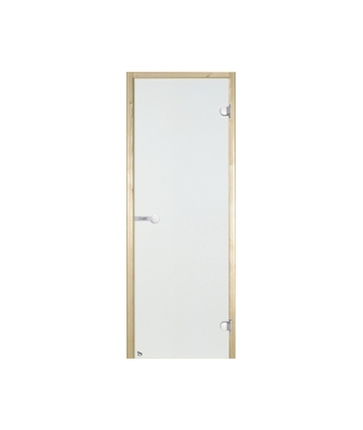 Glasdörr Harvia 7x19 Klar med Furukarm