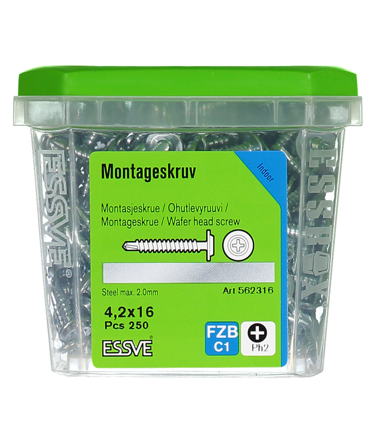 Montageskruv med borrspets ph2 Fzb 4,2x16