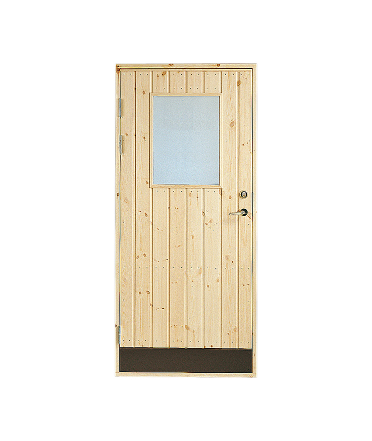 Dörr 18gr rak panel 2glas Fönster 8x19 42x56cm vänster