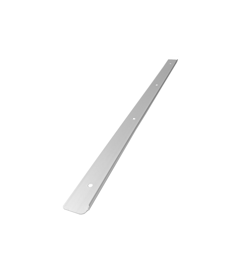 Ändavslutninglist r7 satin Silver 630x30mm