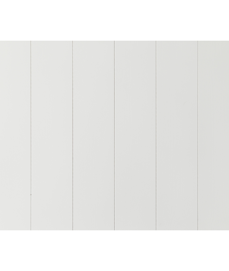 Panel slätspont putsad målad Vit s0500n 8% 15x118