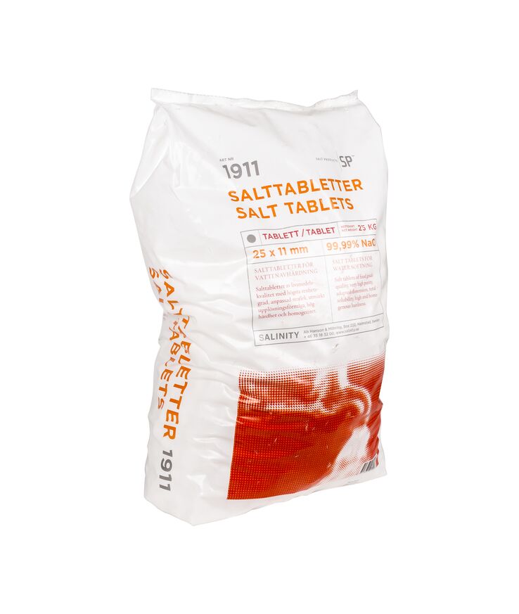 Salttabletter vattenavhärdning 25kg